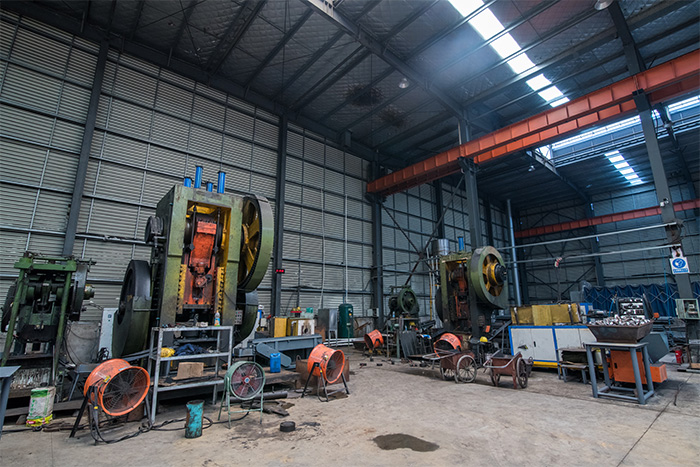 同江网架配件-锥头加工车间